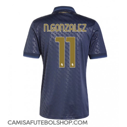 Camisa de time de futebol Juventus Nicolas Gonzalez #11 Replicas 3º Equipamento 2024-25 Manga Curta